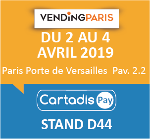 Cartadis - Cartadis présent sur le salon VENDING PARIS 2019 - DFGHJKLMM