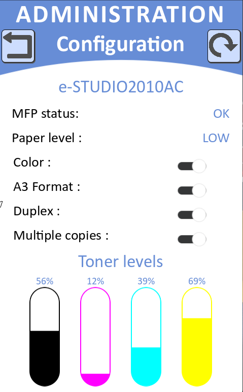 Cartadis - CMprint 1.9: What’s new for the Cartadis self-service printing solution? - English Alertes papier toner